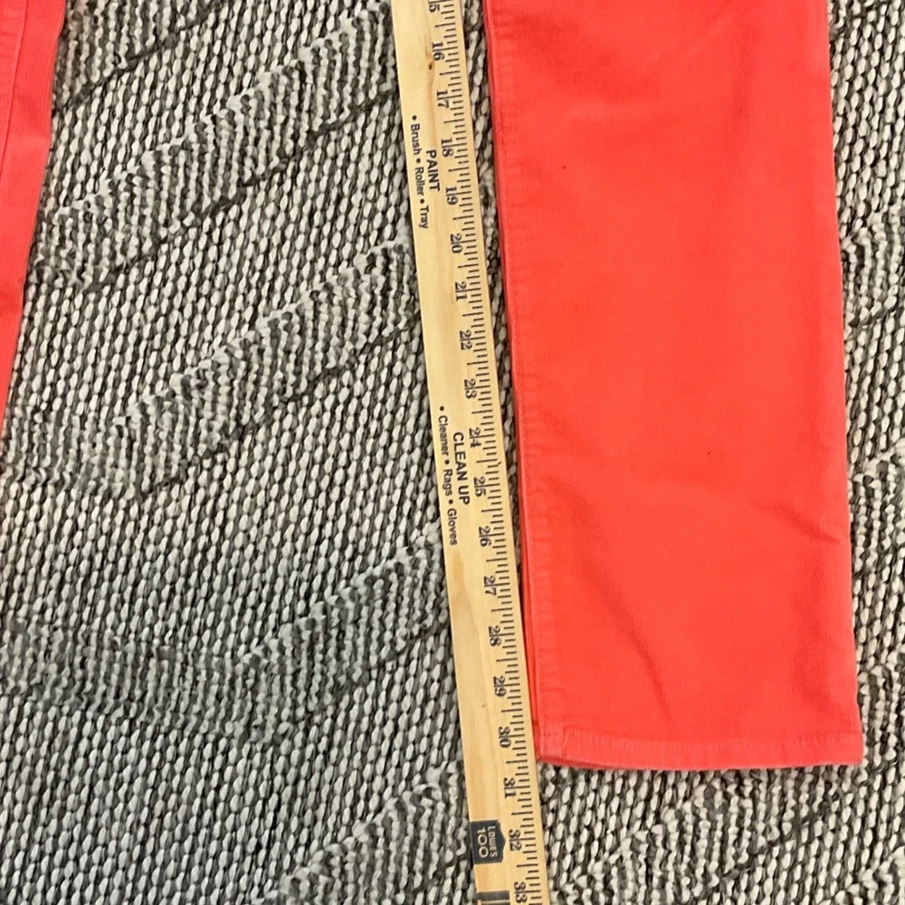 GAP Women's Bright Coral Straight Leg Jeans corduroy thin cotd